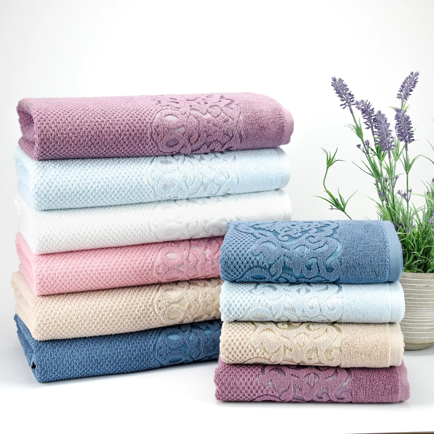 Galata 2 Pcs Turkish Cotton Towel - Bath Towel