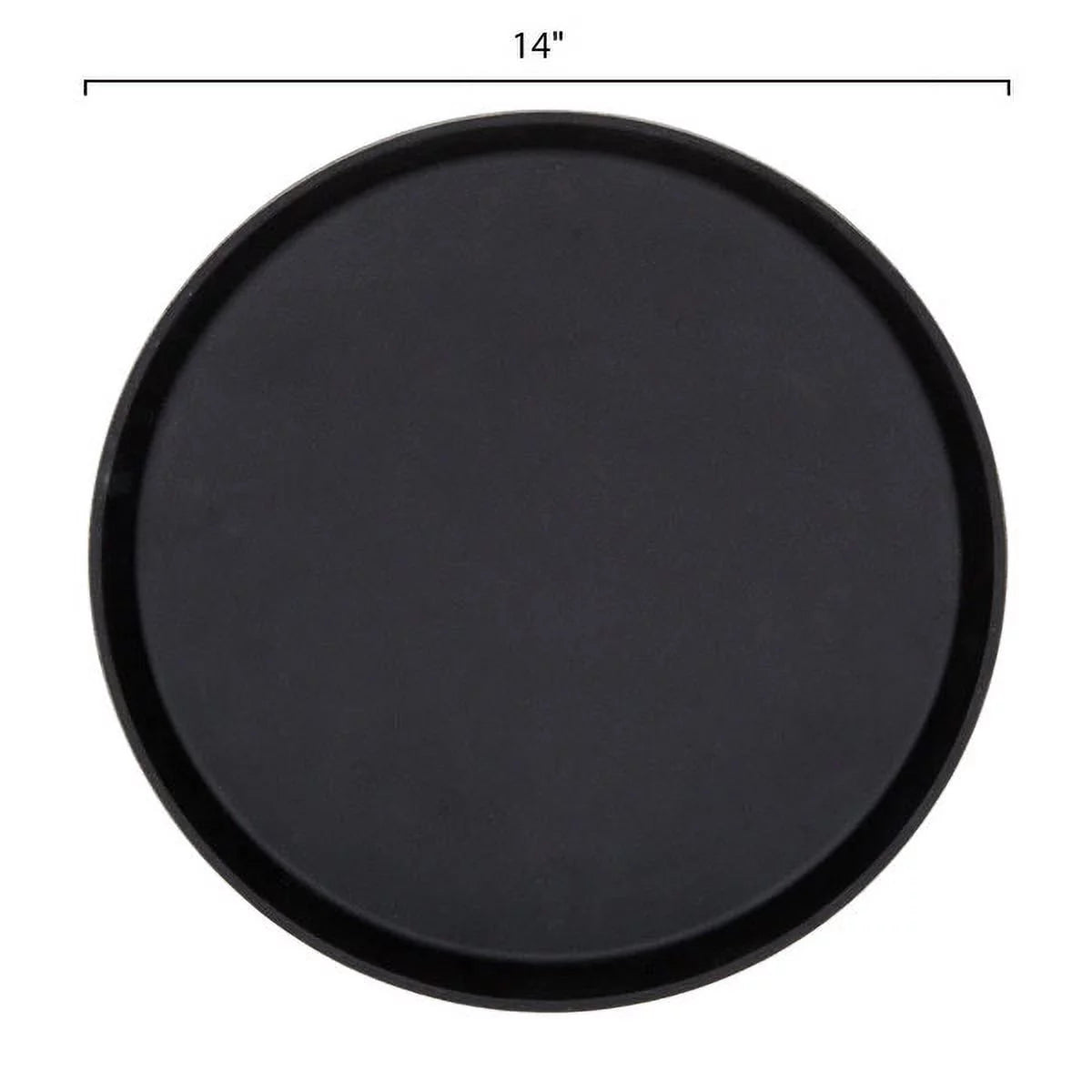 Cambro Tread lite Tray 14 Round Black Satin