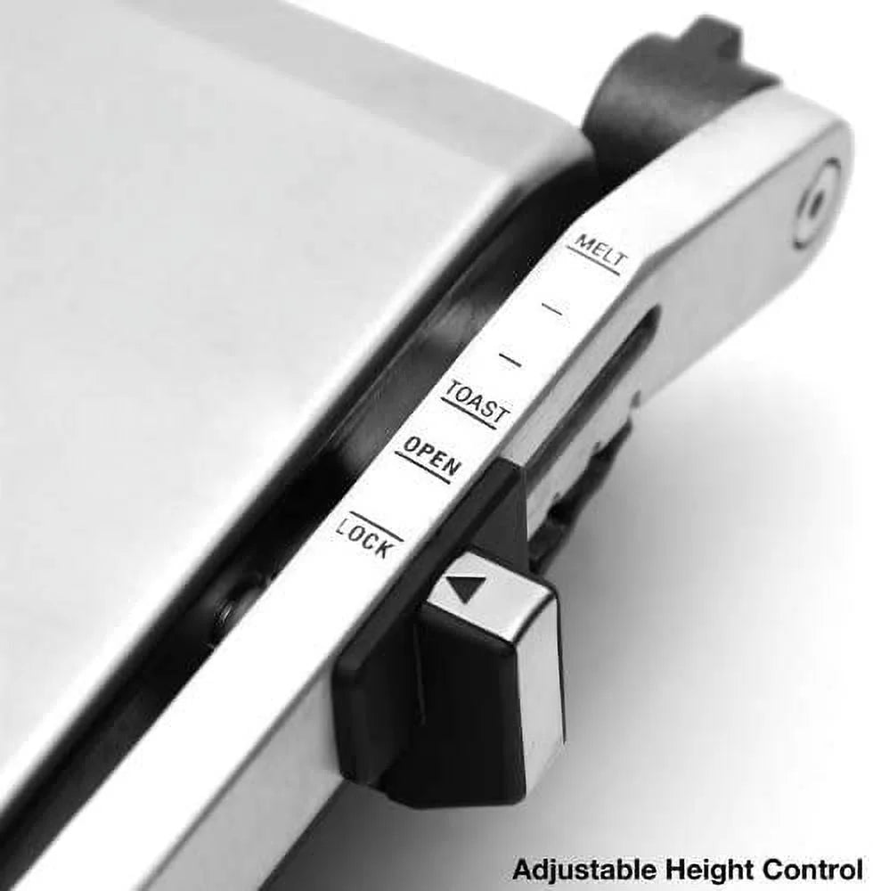 Excellent Breville Duo 1500-Watt Nonstick Panini Press  Silver