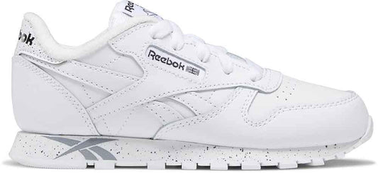 Boys Reebok Classic Leather Shoe Size: 13.5 Footwear White - Footwear White - Footwear White Fashion Sneakers