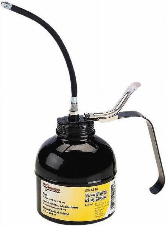 lumax LX-1510 Can & Hand-Held Oiler Flexible Spout, Lever-Type Oiler