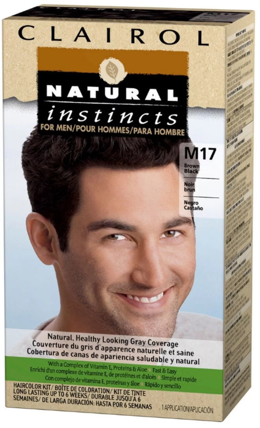 Natural Instincts For Men Haircolor M17 Brown Black 1 Each - (Pack of 3)