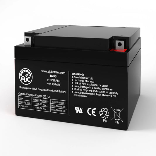 FirstPower FP12280HR 12V 26Ah Sealed Lead Acid Battery - This Is an AJC Brand Replacement