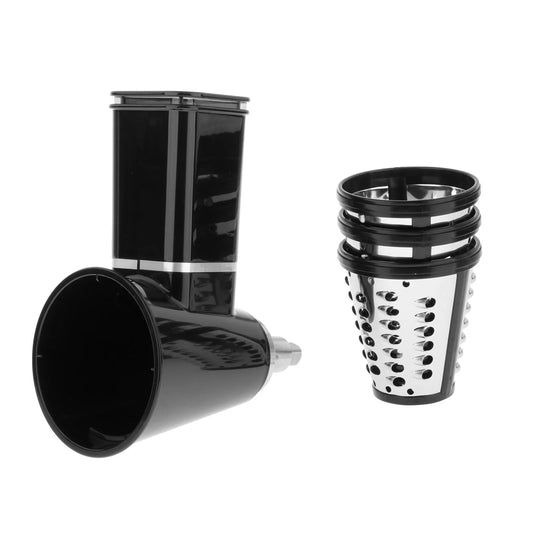Slicer Shredder Vegetable Slicer Manual Press Maker Grating Tools for Mixers - Black