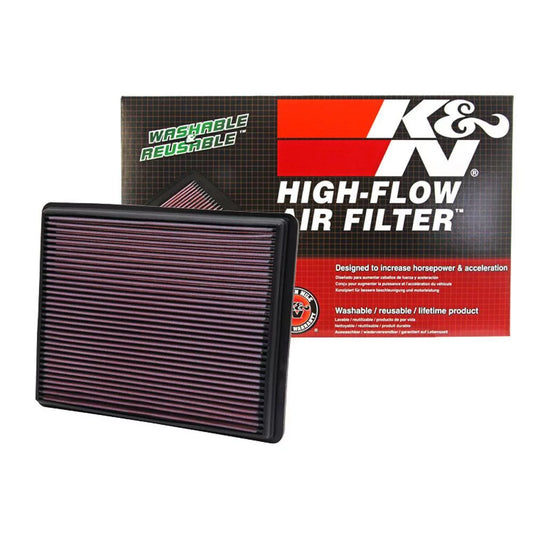 K&N Filter Factory Style Replacement Air Filter - 33-2129 Fits select: 1999-2018 CHEVROLET SILVERADO, 2000-2018 CHEVROLET TAHOE