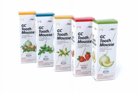 GC Tooth Mousse Topical (Recaldent )Tooth Cream with different flavers 1.4 oz