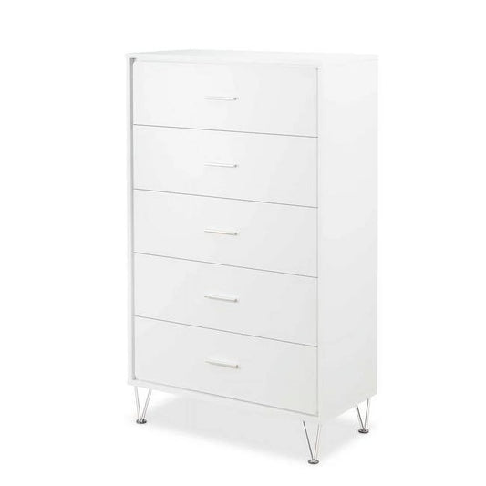 HomeRoots Decor 32-inch X 16-inch X 52-inch White Particle Board Chest