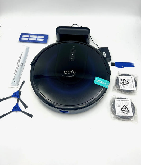 Pre-Owned Eufy by Anker, RoboVac G30 Edge Robot Vacuum Dynamic Navigation 2.0 - BLACK/BLUE (Fair)