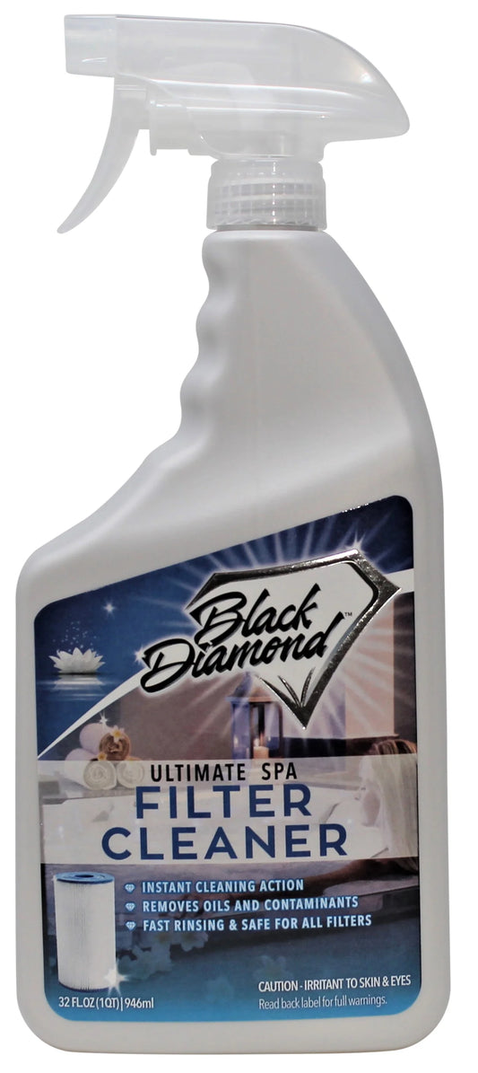 Black Diamond Stoneworks Ultimate Spa Filter Cleaner Fast-Acting Spray for Hot Tub, Jacuzzi & Pool Filters.