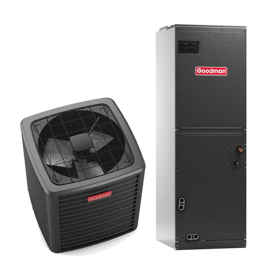 Goodman 2.5 Ton 14.5 SEER2 Air Conditioning System (9-Speed Motor) - GSXN403010 - AMST36BU14