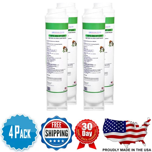 AFC Brand , Water Filters , Model # AFC-G6 , Compatible with GE FQSVF - 4 Filters - Made in U.S.A.