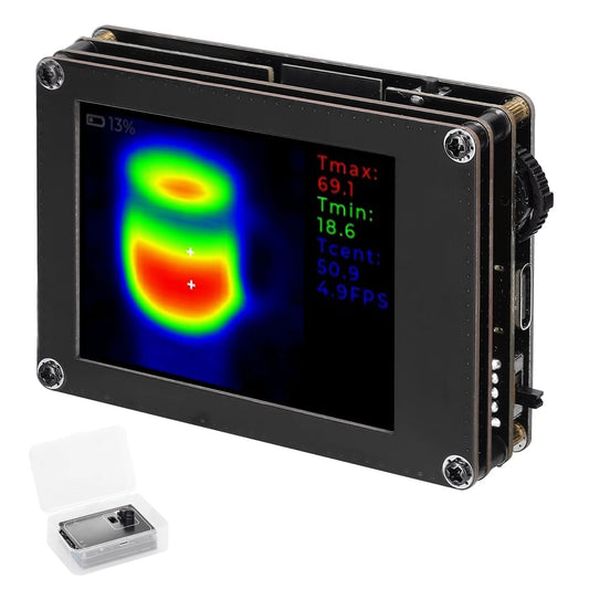 ammoon Industrial Infrared Thermal Imaging Camera, 2MP Visible Light Lens, Thermometer Temperature Detect, Thermal Imager for Floor Heating Repairs