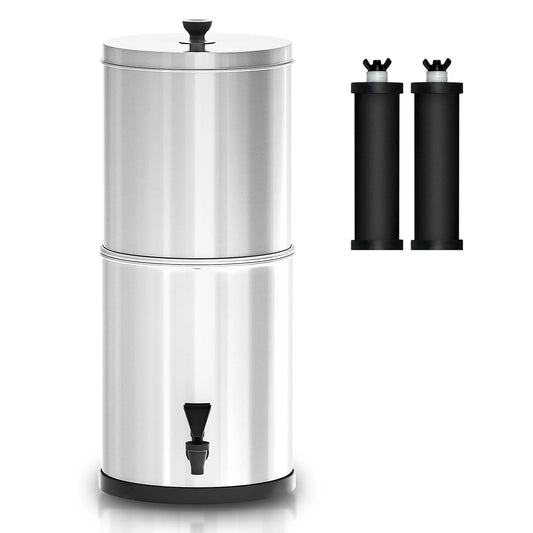 OWSOO Gravity Filter System Portable Filtration Bucket for Home and Camping,