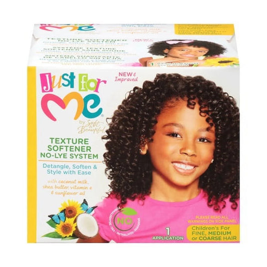 Just For Me Texture Softener No Lye System Kit, 1 Ea, 2 Pack