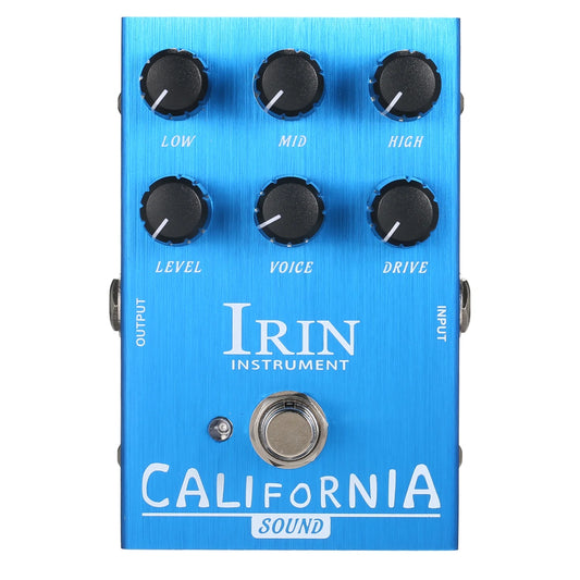 IRIN Guitar Bass Speaker Simulator PedalVOX AC30 Cabinet Effect, AC Tone Sound (Blue)