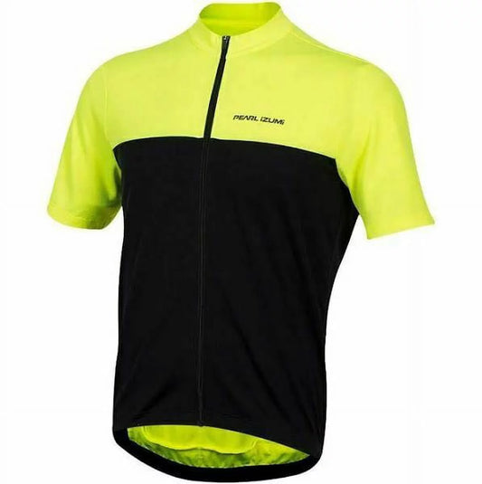 new Pearl Izumi men Quest jersey 11121909 429 yellow black relaxed fit sz XS $55