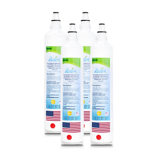 ZUMA Brand , Water Filters , Model # ZWFZ1-RF750 , Compatible with Subzero BI36FSTHRH - 4 Pack - Made in U.S.A.