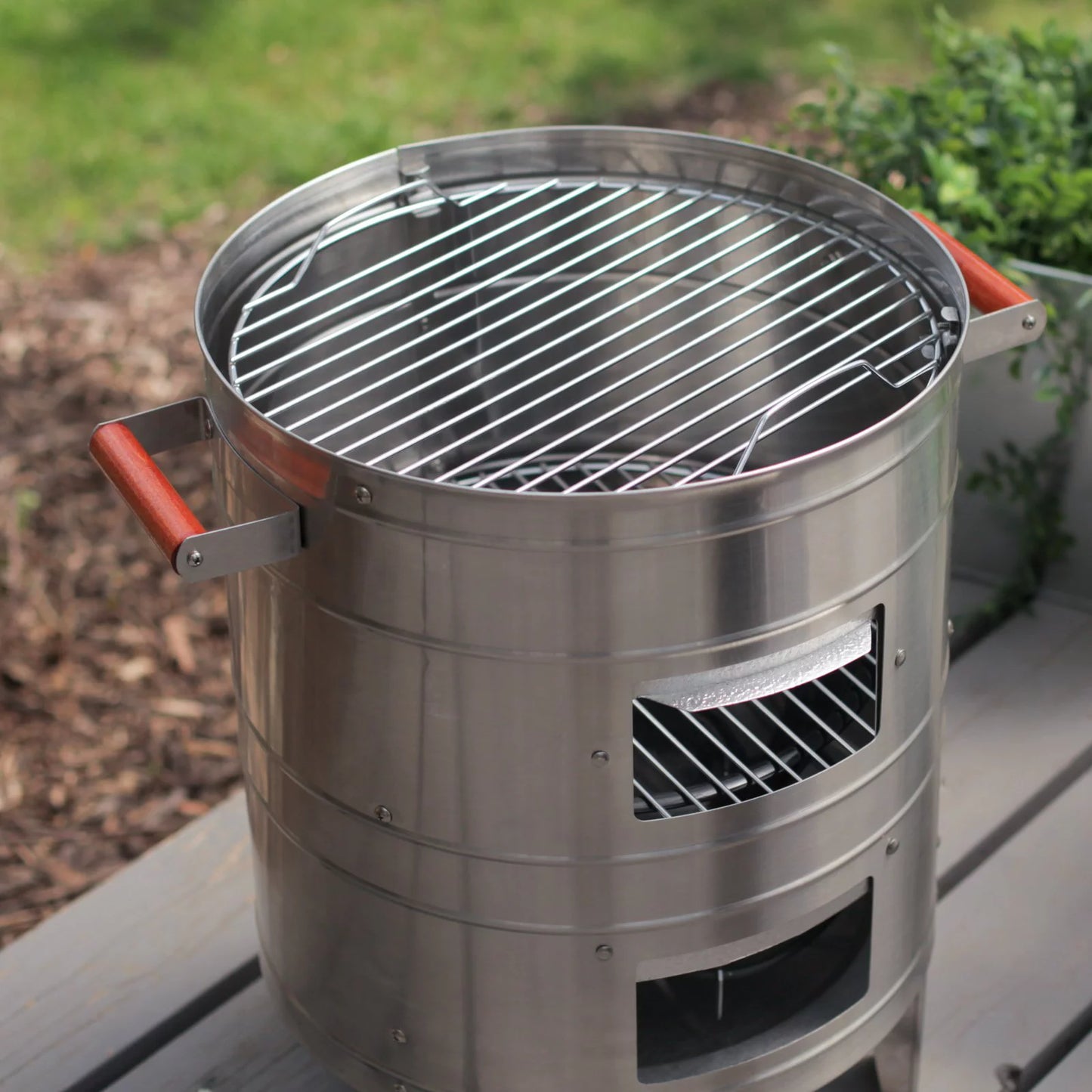 Americana Stainless Steel 351sq. inch Charcoal Water Smoker