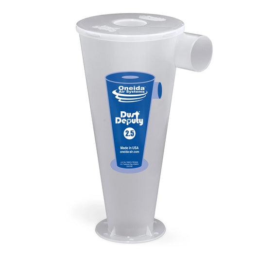 Oneida Air Systems Dust Deputy 2.5 DIY Cyclone Separator, Accessory Only