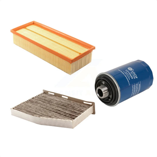 Oil Air & Cabin Filters [Maintenance Kits] Kit For Volkswagen Jetta Tiguan CC Audi GTI Beetle Q3 Passat Eos A3 Quattro TT KFM-100284