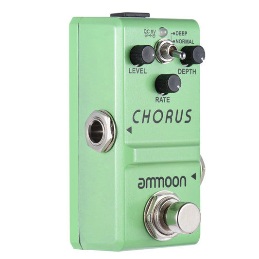 ammoon Analog Chorus Guitar Effect Pedal with True Bypass and Durable Aluminum Alloy Body