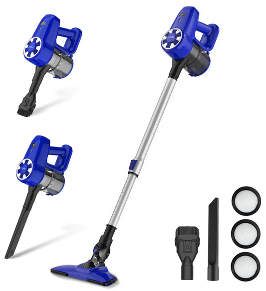 Cordless Vacuum Cleaner, 6-in-1 Lightweight Stick Vacuum Up to 40min Runtime, for Carpet Hard Floor Pet Hair