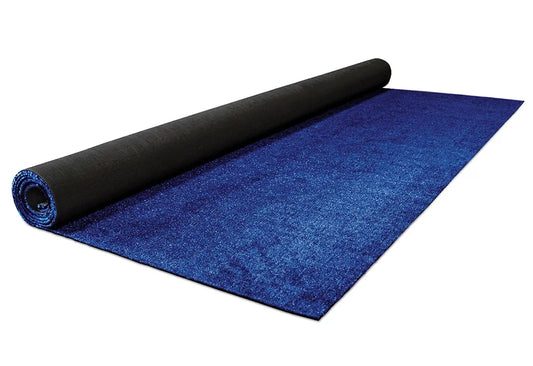 Outdoor Artificial Turf with Marine Backing – Electric Blue 6 Feet X 30 Feet – Spectrum Series .25 Inch Pile Height
