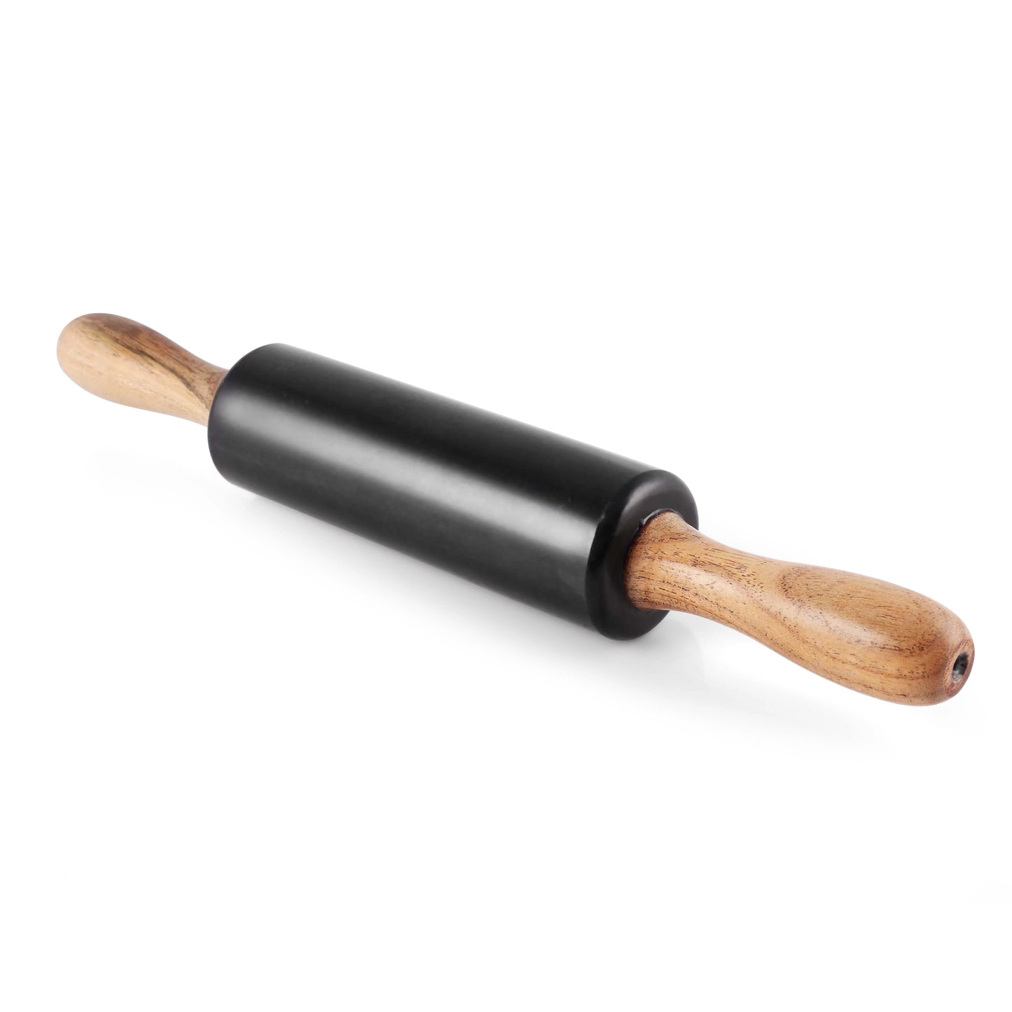 Grey Marble Stone with Acacia Wood Handle Rolling Pin.