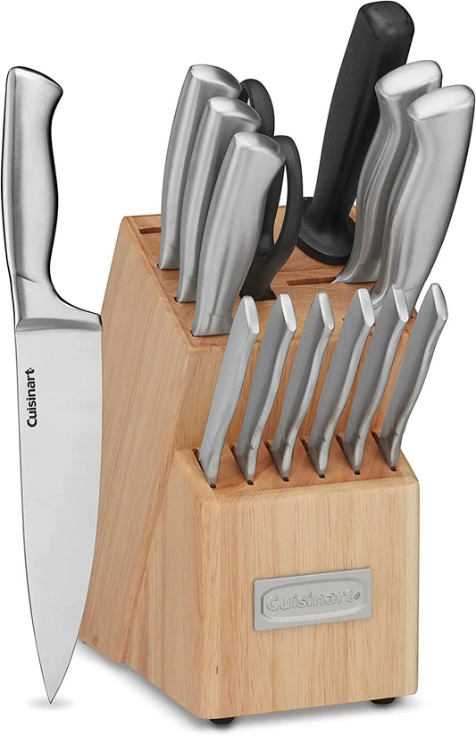 Cuisinart C77SS-15PK 15-piece Block-Knive-set, Natural