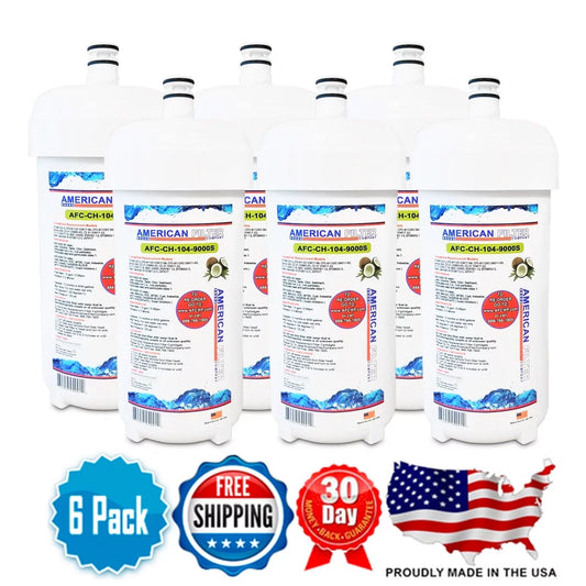 AFC Brand , Water Filters , Model # AFC-CH-104-9000S , Compatible with Cuno 68375-01 - 6 Filters - Made in U.S.A.