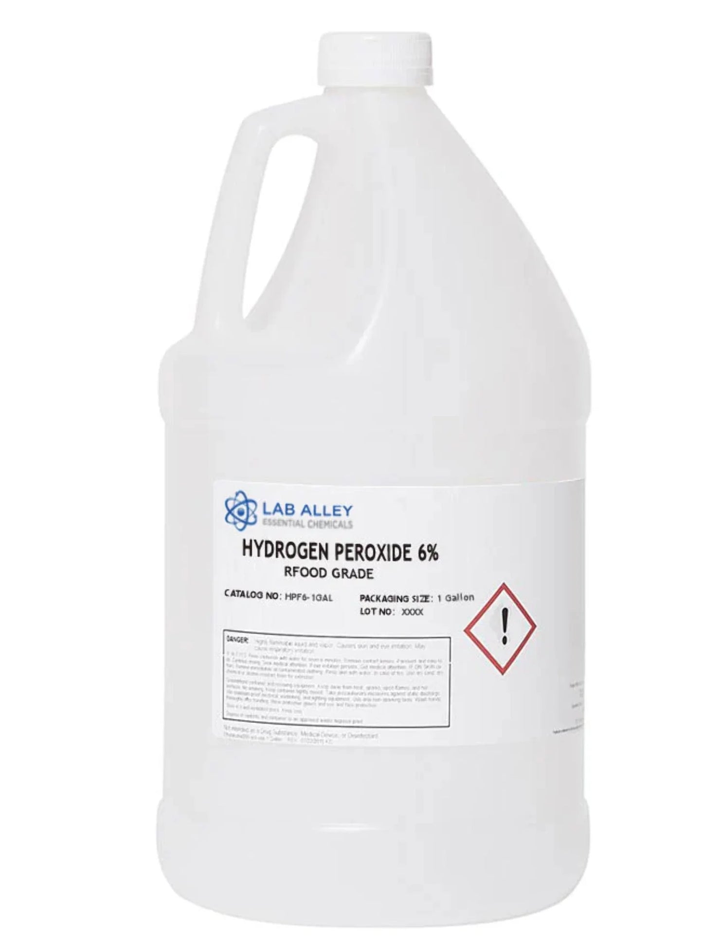 Hydrogen Peroxide 6% Solution, Food Grade, From Kosher 1LCS