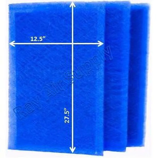 MicroPower Guard Air Cleaner Replacement Filter Pads 14x30 Refills (3 Pack)