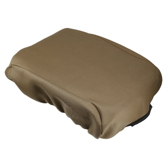 Unique Bargains Center Console Seat Armrest Cover Car Inner for Ford F-150 2021-2023 Neoprene Fabric Brown