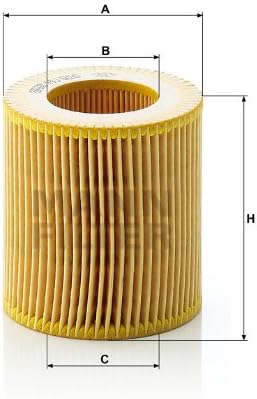 Mann-Filter HU 816 X Metal-Free Oil Filter (Pack of 6)