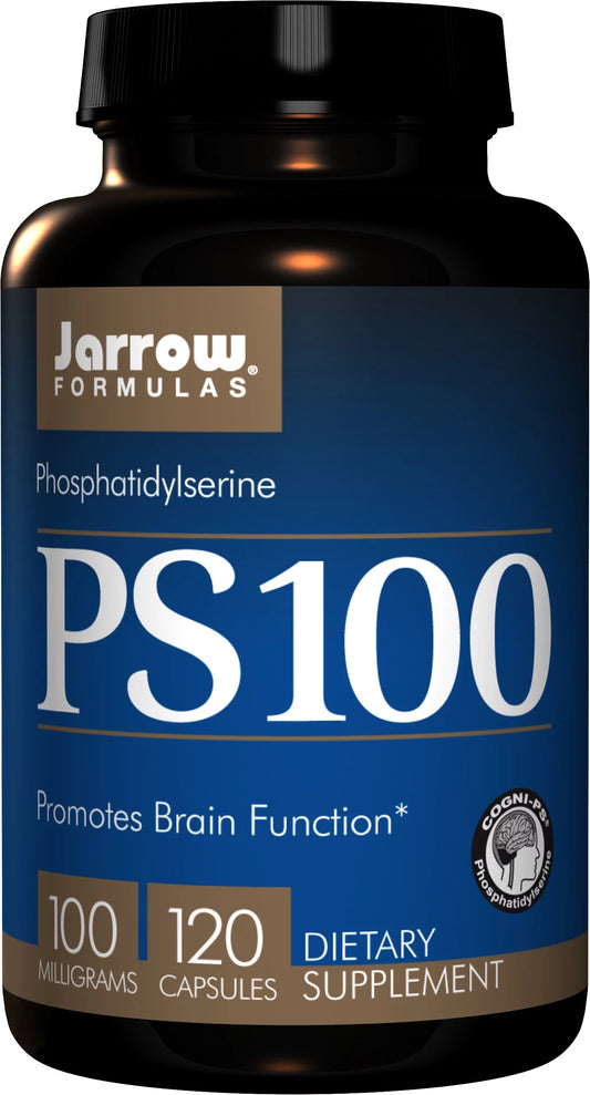 Jarrow Formulas PS100 100 mg Phosphatidylserine Promotes Brain Function, 120 Capsules