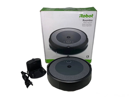 Open Box iRobot Roomba i3 EVO Wi-Fi Connected Robot Vacuum - Gray/Black