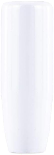 Mishimoto MMSK-WH Weighted Shift Knob, with 3 Thread Pitch Inserts for Universal Fit, White Steel