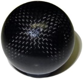 m16x1.50 Threaded (NO adapters) 5 Speed 6 Speed Round Ball Real Hand-Laid Carbon Fiber Shift KNOB Gear Shifter Selector Type-R Type-S for Pontiac Firebird 16x1.50mm