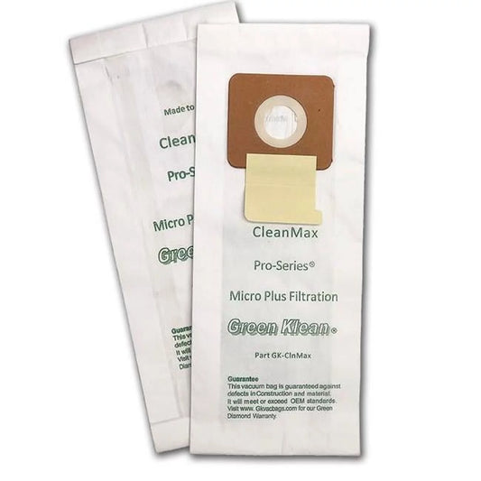 Green Klean  CleanMax Pro-Series Replacement Vacuum Bags - 10 per Case - Case of 10