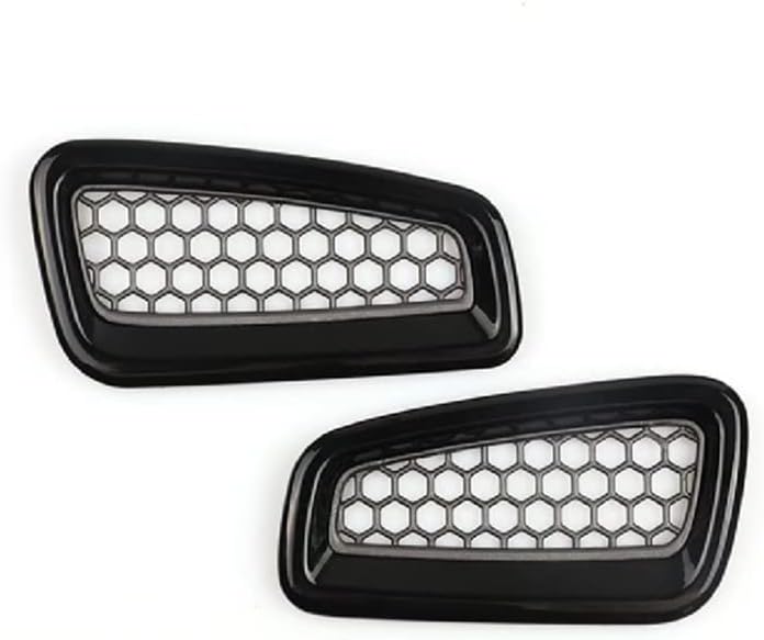 JUIVEEL Bright Black Side Air Conditioning Vent Outlet Trim Frame Cover Right & Left AC Air Vent Cover Compatible with Honda Civic 2022 11th Gen Automotive Accessories