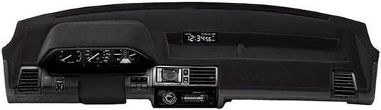 Coverking Dash Cover Mat Pad Custom Designed for Select Infiniti G35 Dashboards: Velour Material, Black