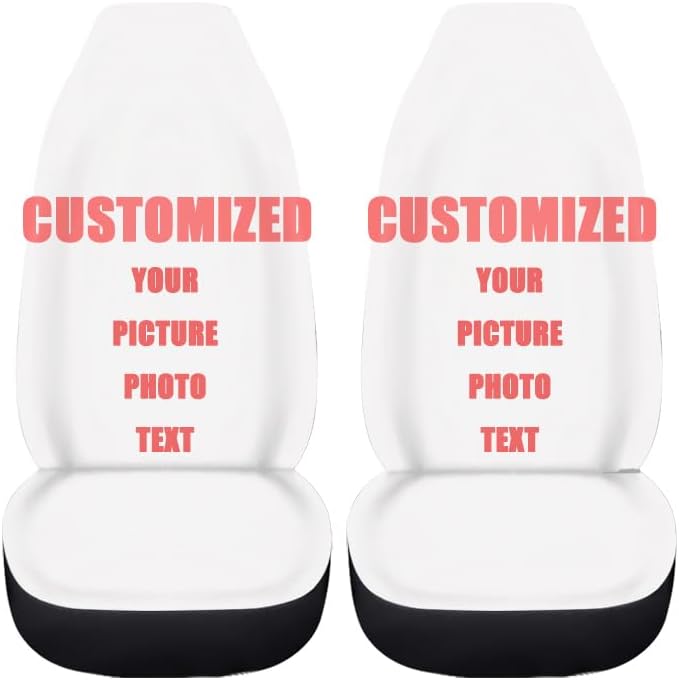 TOADDMOS Bohemian Colorful Mandala Patchwork Car Seat Covers Bucket Front Seats Protector,Universal Fit Cars,Sedan,SUV