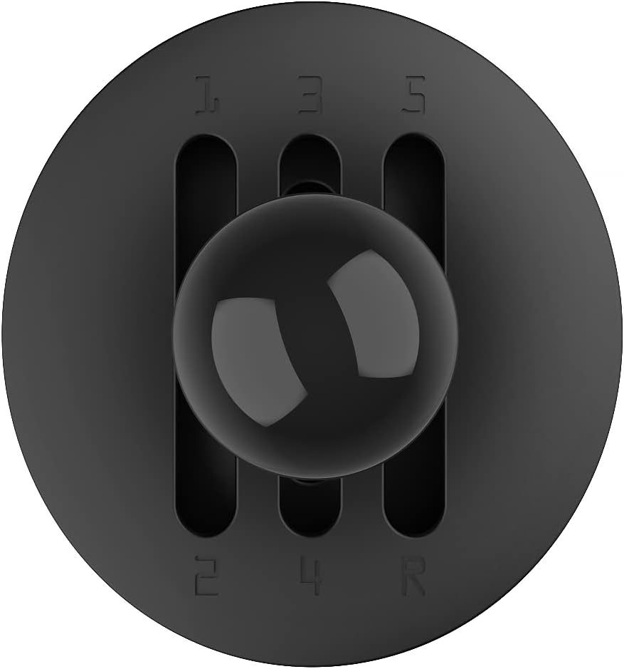 Daswise Shifter Gear Lever for Tesla Model Y Model 3, Replace Center Console Cup Holder. Polished Ball Shift Stick; Great Shifting Feel; Easy Installation (5 Speed)