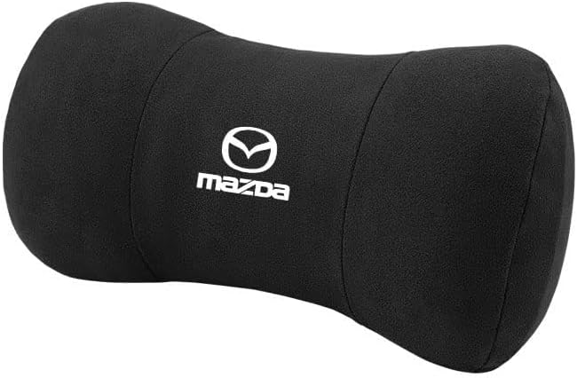 1 Piece for Mazda CX5 CX4 CX-3 CX-7 CX-30 CX-50 CX-60 Car Seat Neck Pillow Car Seat Headrest Protect Neck and Vertebra Breathable Rest Cushion Comfortable Accessories,Black