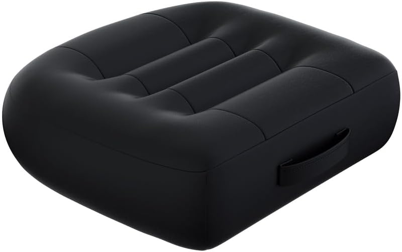 drivers seat booster cushion for adults/Car Booster Seat for Short Drivers/Increase The Field of View by 12cm/ 4.7in,Improve comfort，Ideal for suitable for car/office/home/wheelchair/Black