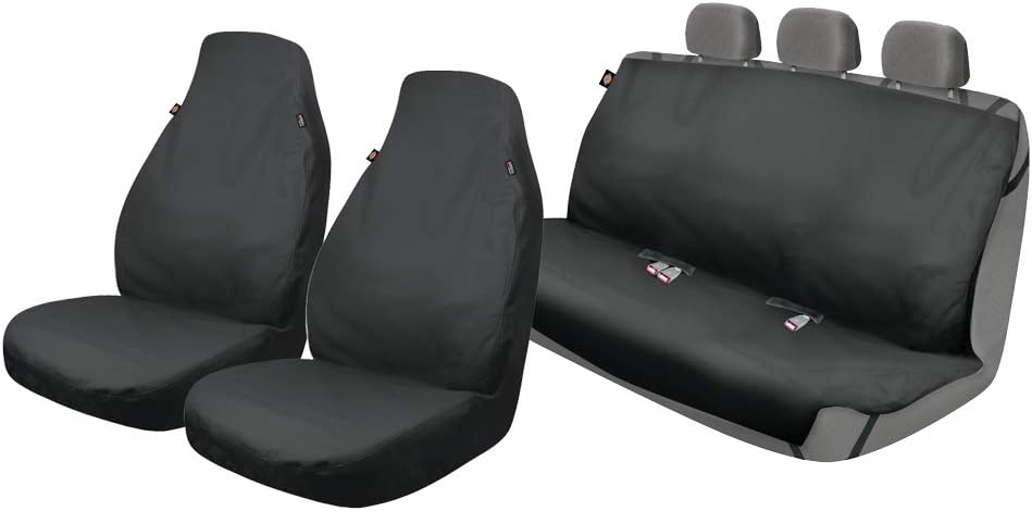 Dickies 3003417LD, Morrisey Black 2-Piece Seat Cover Set