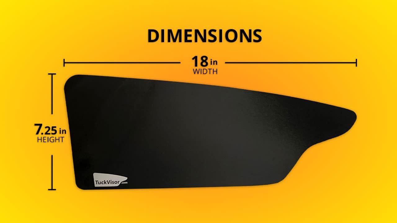 TuckVisor Windshield Sunshade for Car Sun Window Shade Visor Shades Sunshade Visors Extender (2 Pack)
