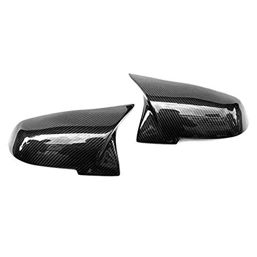 for BMW 3 Series F30 F34 1 Series F20 2 Series F22 4 Series F32 F33 F36 F87(M2) X1 Sereis E84 2013-2015 Replacement Rearview Mirror Cover Cap (Carbon Fiber)
