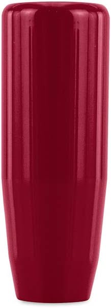 Mishimoto MMSK-RDH Weighted Shift Knob, with 3 Thread Pitch Inserts for Universal Fit, Red Steel