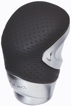 Razo RA131A 'GT Advance 2' Silver/Black 340 Grams Perforated Leather Short Shift Knob